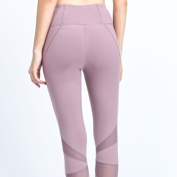 NWT Mauve Athletic Leggings - Picture 2 of 4